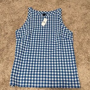 Plaid tank top from Ann Taylor